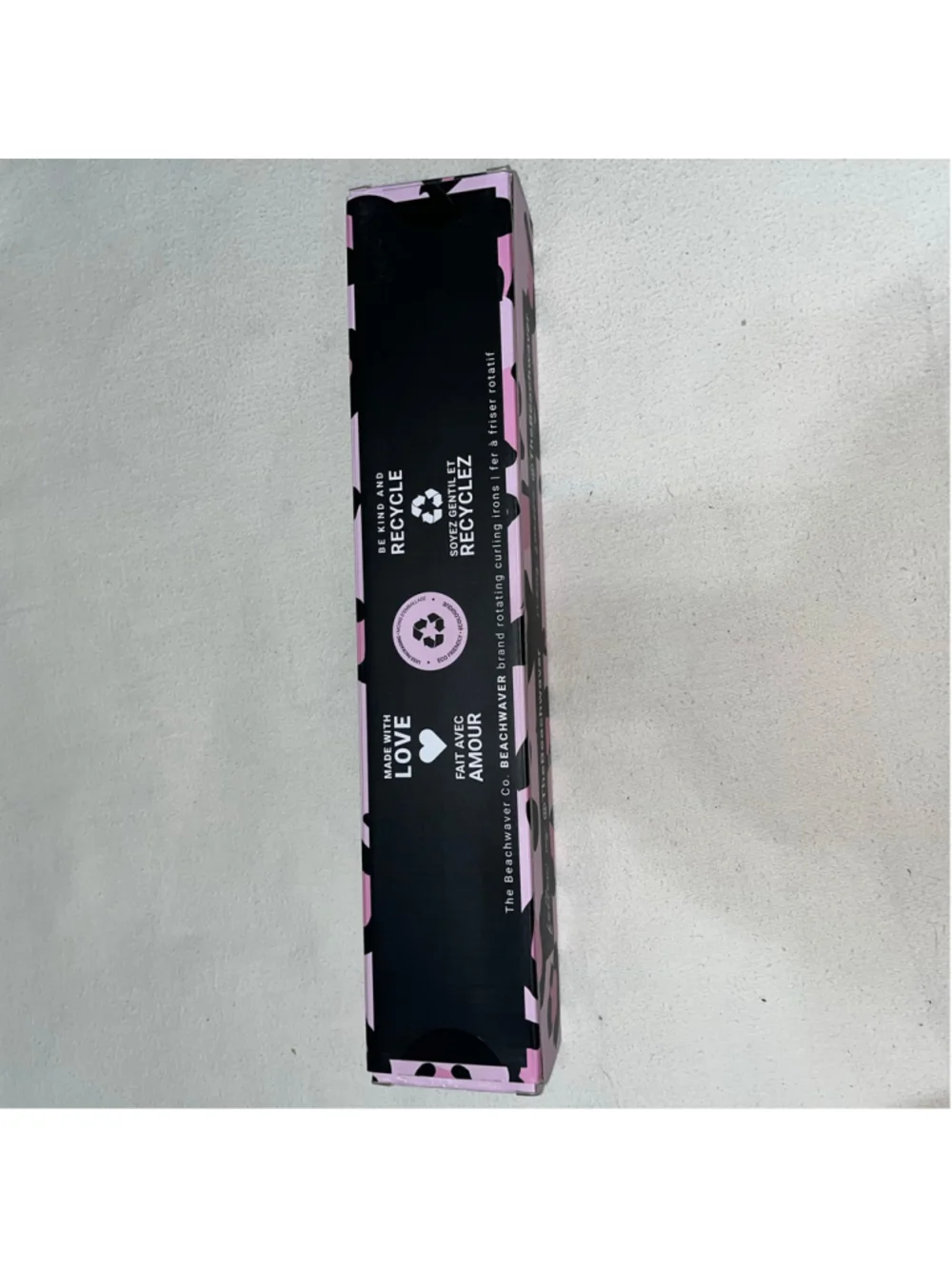 Beachwaver S.75 Rotating Curling Iron Pink Leopard Print 0.75” Barrel w/ Box